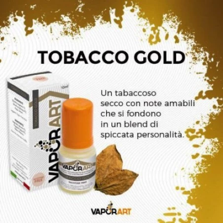 VAPORART LIQUIDO TABACCO GOLD 10ML. VAPORART 1 - E-Smoking di Fiacco Marco 