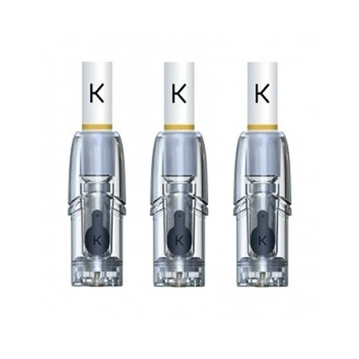 POD RICAMBIO CON RESIZTENZA TRASPARENTI CLEAR  KIWI VAPOR