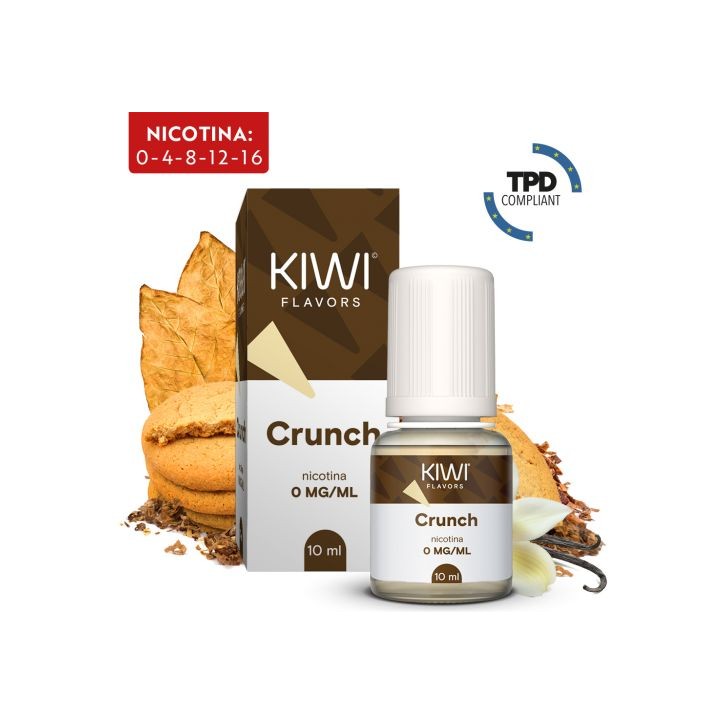 Kiwi Vapor liquido Crunch 10ml.
