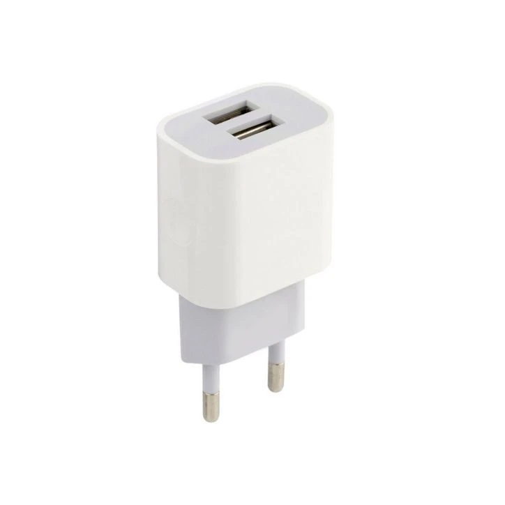 Caricabatterie da parete doppia USB 2A