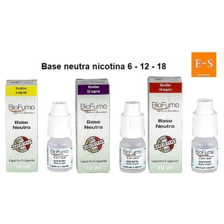 BIOFUMO BASE NEUTRA 10ML CLASSIC NIC. 6 BIOFUMO 1 - E-Smoking di Fiacco Marco 