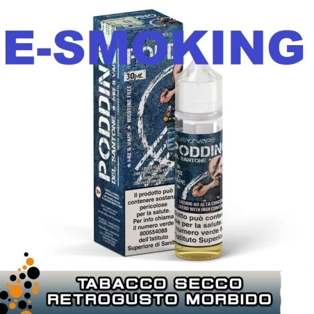 Poddino 30ml liquido Il Santone dello Svapo gusto tabacco