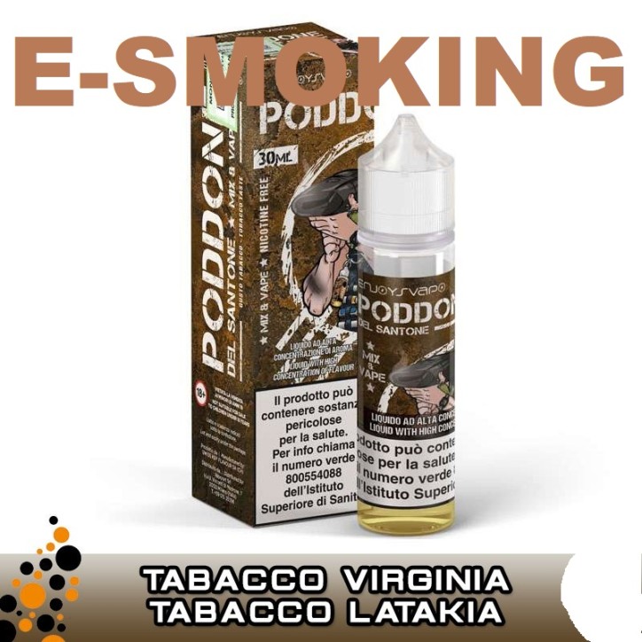PODDONE LIQUIDO IL SANTONE DELLO SVAPO 30ML GUSTO TABACCO