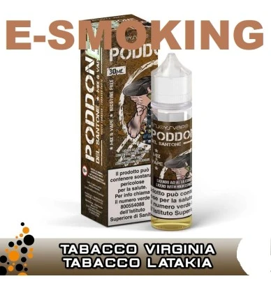 PODDONE LIQUIDO IL SANTONE DELLO SVAPO 30ML GUSTO TABACCO VAPORART 3 - E-Smoking di Fiacco Marco 