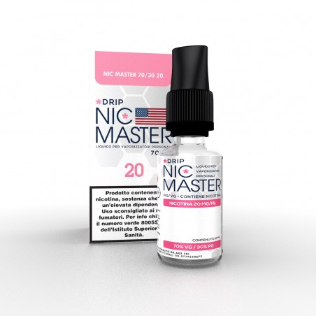 BASETTA 10ML CON NICOTINA 70/30 NIC MASTER