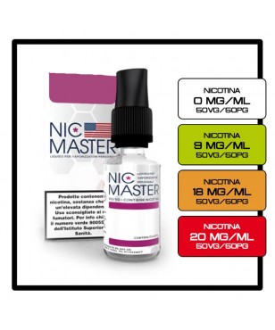 Basetta Nicotina 50/50 10ml - Nic Master