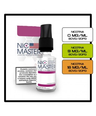 BASETTA 10ML CON NICOTINA 80/20 NIC MASTER