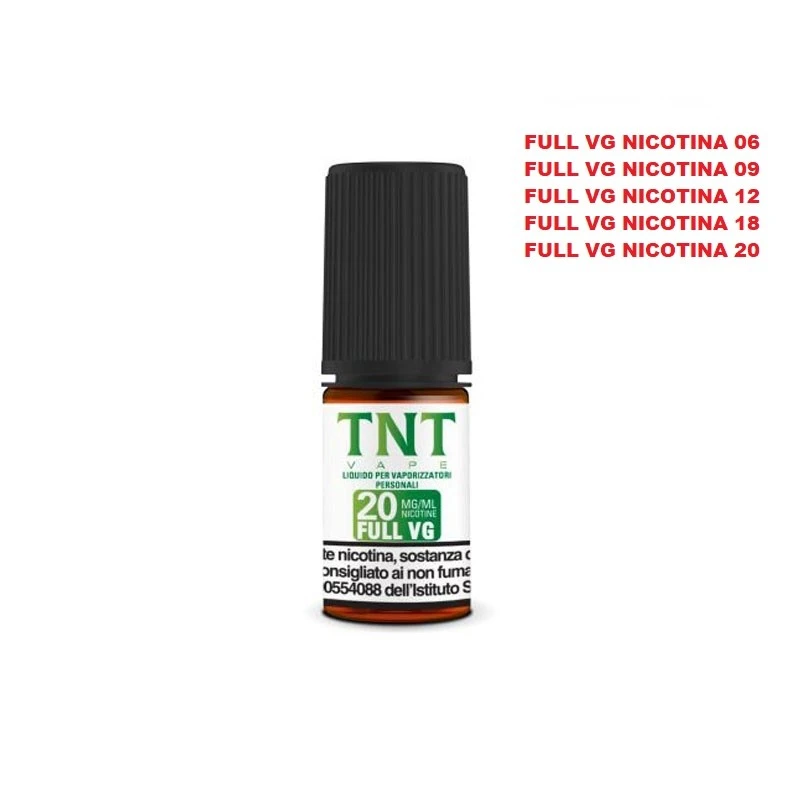 BASETTE FULL VG 10ML CON NICOTINA TNT VAPE TNT VAPE 1 - E-Smoking di Fiacco Marco 