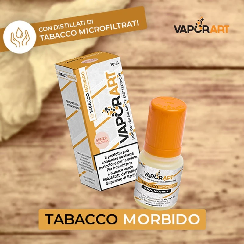 VAPORART LIQUIDO TABACCO MORBIDO 10ML. VAPORART 1 - E-Smoking di Fiacco Marco 