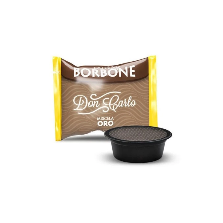 50 CAPSULE COMPATIBILI A MODO MIO DON CARLO  MISCELA ORO CAFFE' BORBONE.