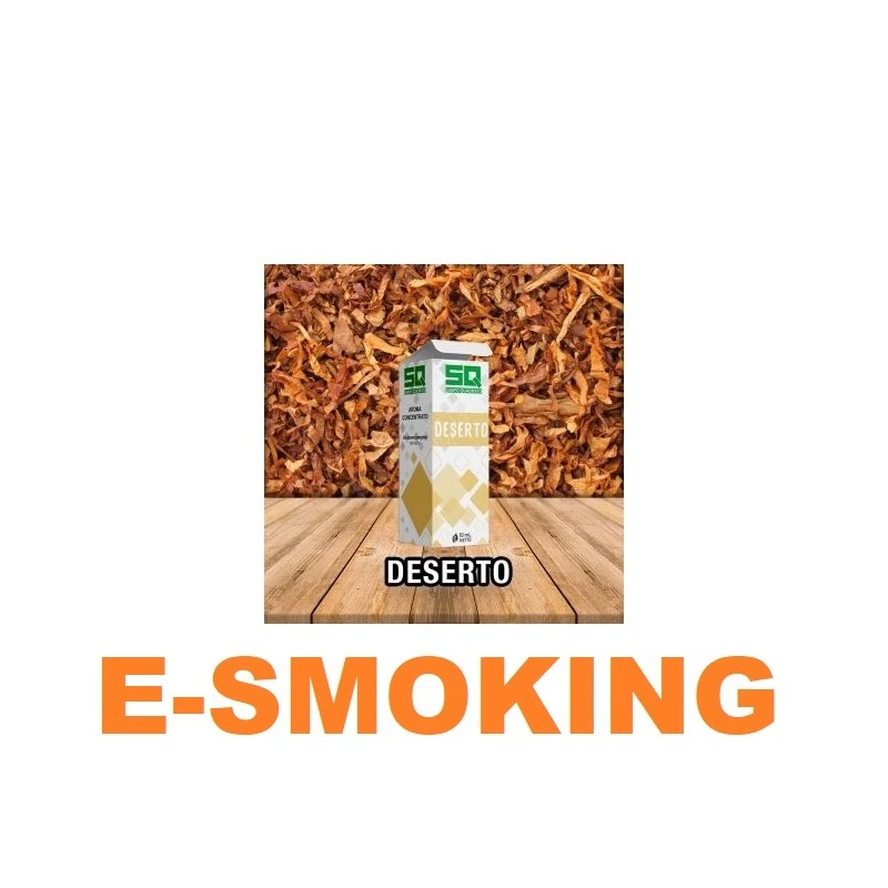DESERTO LIQUIDO TABACCOSO 10ML PRONTO SVAPO QUADRATO SVAPOQUADRATO 1 - E-Smoking di Fiacco Marco 