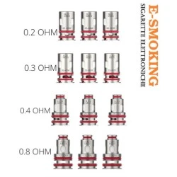 COIL GTX PER TARGET PM 80 E GTX ONE VAPORESSO 5 PEZZI VAPORESSO 1 - E-Smoking di Fiacco Marco 