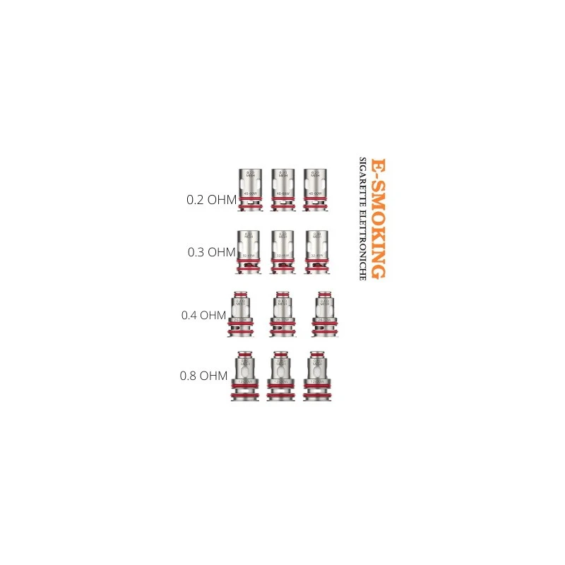 RESISTENZE GTX MESH V2 VAPORESSO VAPORESSO 1 - E-Smoking di Fiacco Marco 
