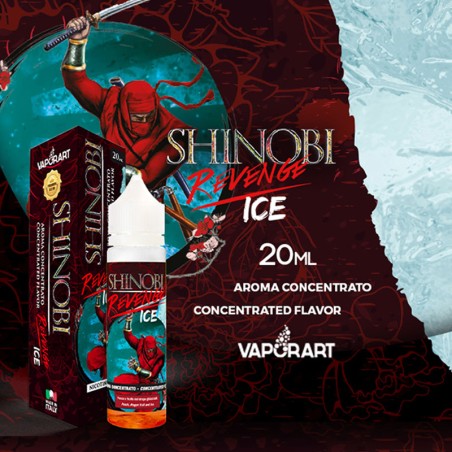 SHINOBI REVENGE ICE AROMA 20 ML VAPORART + Glicerina 30ml