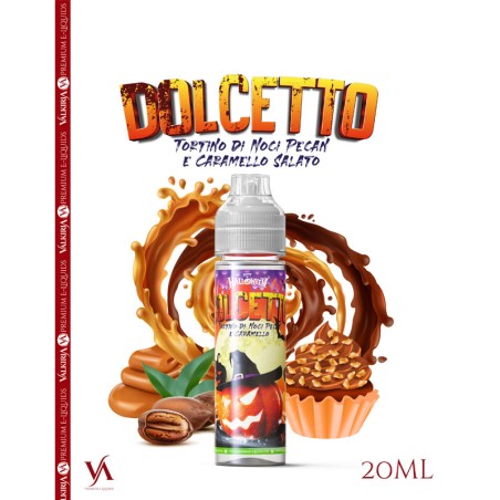 DOLCETTO AROMA SCOMPOSTO 20 ML VALKIRIA+ glicerina  da 30ml