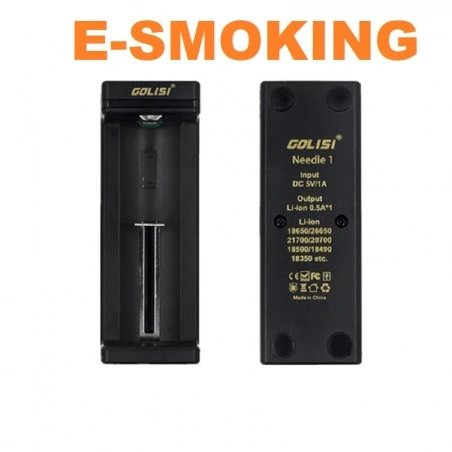 CARICABATTERIA GOLISI I1 CON SCHERMO LCD GOLISI 1 - E-Smoking di Fiacco Marco 