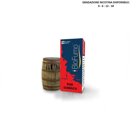 BIOFUMO RUM GIAMAICA 10ML BIOFUMO 1 - E-Smoking di Fiacco Marco 