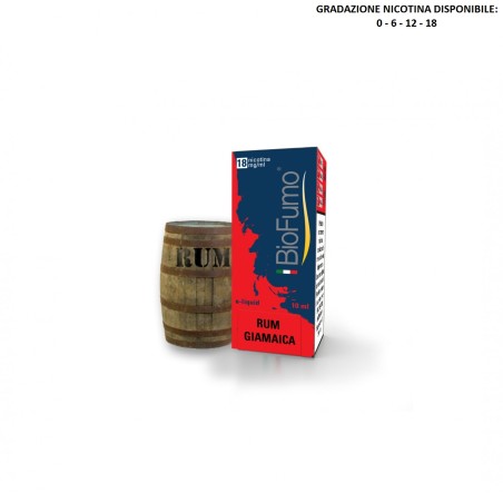 RUM GIAMAICA LIQUIDO PRONTO 10 ML BIOFUMO