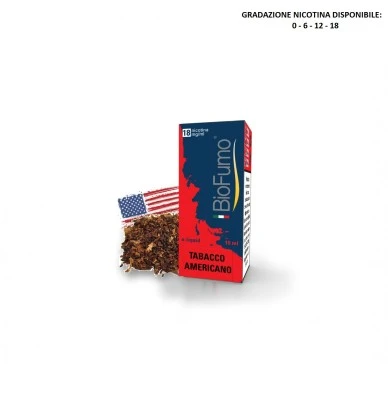 BIOFUMO TABACCO AMERICANO 10ML BIOFUMO 1 - E-Smoking di Fiacco Marco 