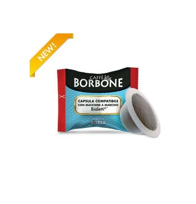 100 CAPSULE COMPATIBILI BIALETTI®* MISCELA ROSSA CAFFE' BORBONE. Caffè Borbone 1 - E-Smoking di Fiacco Marco 