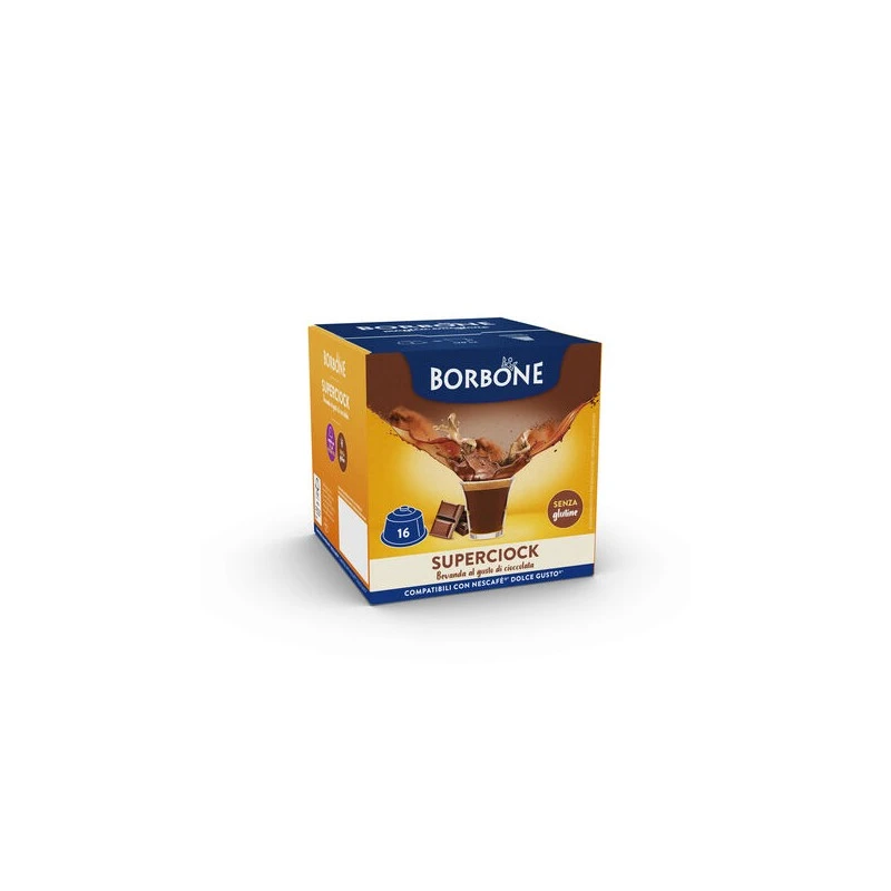 16 CAPSULE COMPATIBILI NESCAFFE' ® DOLCE GUSTO SUPERCIOCK ® BORBONE Caffè Borbone 1 - E-Smoking di Fiacco Marco 