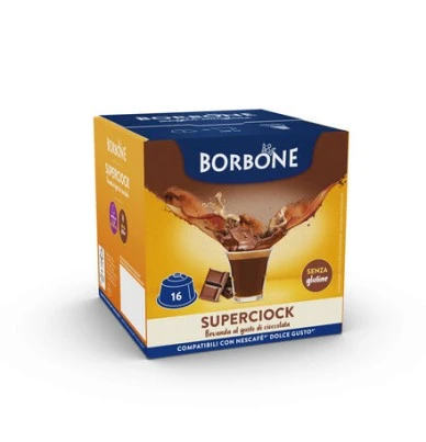 16 CAPSULE COMPATIBILI NESCAFFE' ® DOLCE GUSTO SUPERCIOCK ® BORBONE Caffè Borbone 1 - E-Smoking di Fiacco Marco 