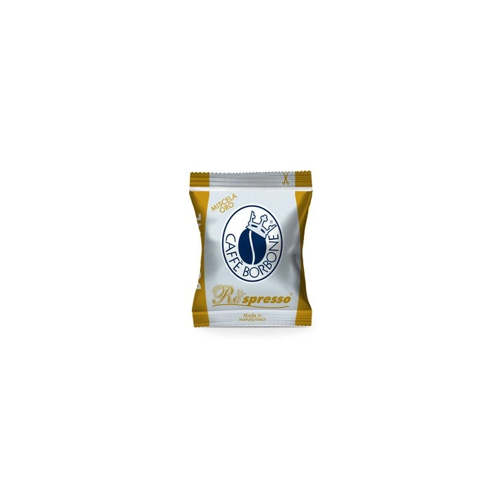 100 CAPSULE COMPATIBILI RESPRESSO MISCELA ORO CAFFE' BORBONE