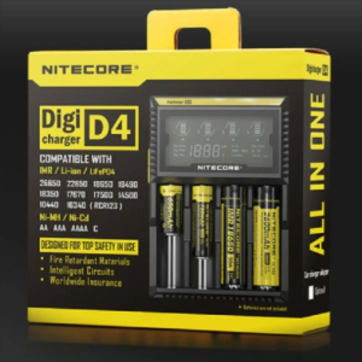 CARICABATTERIA INTELLICHARGER D4 LCD NITECORE
