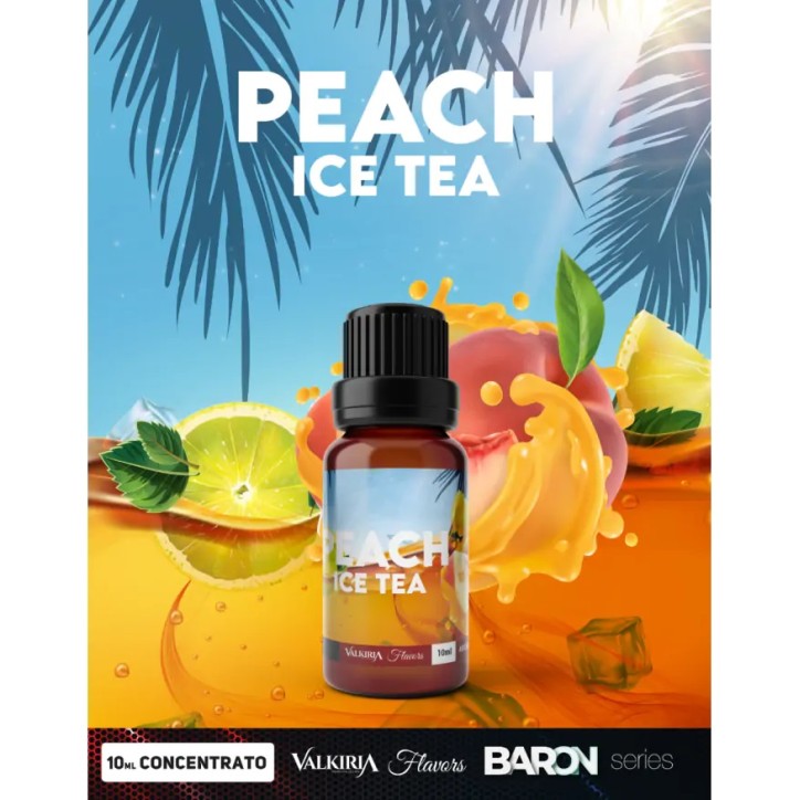 PEACH ICE TEA BARON AROMA CONCENTRATO 10 ML VALKIRIAl