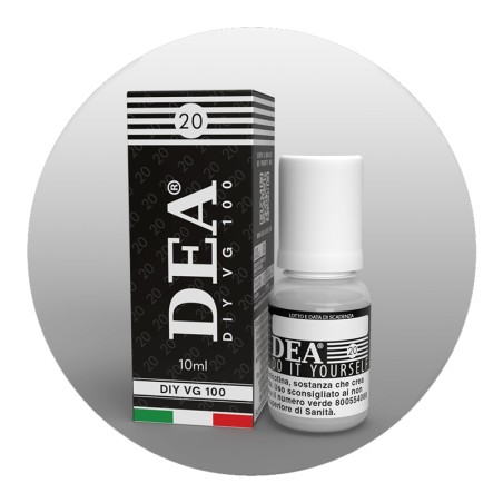 GLICERINA VEGETALE  10 ML CON NICOTINA DEA FLAVOR