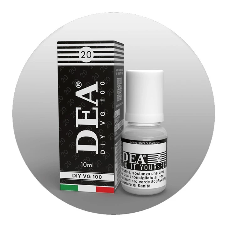 GLICERINA VEGETALE  10 ML CON NICOTINA DEA FLAVOR