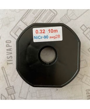 FILO RESISTIVO NICHROME NI90 28GA  0,32 MM ZIVIPF