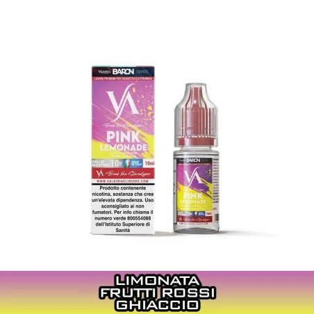PINK LEMONADE LIQUIDO PRONTO NICOTINA 10 ML VALKIRIA 1 - E-Smoking di Fiacco Marco 