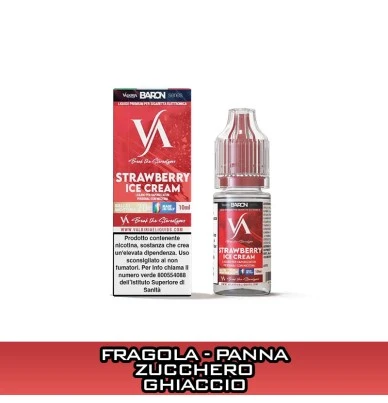 STRAWBERRY ICE CREAM LIQUIDO PRONTO NICOTINA 10 ML VALKIRIA 1 - E-Smoking di Fiacco Marco 