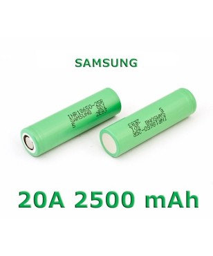 SAMSUNG BATTERIA 25R 18650 2500MAH 20A