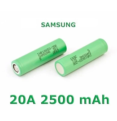 SAMSUNG BATTERIA 25R 18650 2500MAH 20A [product.brand] 2 - E-Smoking di Fiacco Marco 