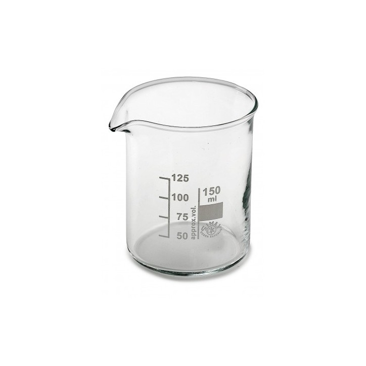 BECHER 100ML VETRO BOROSILICATO GRATUATO AGITATORE