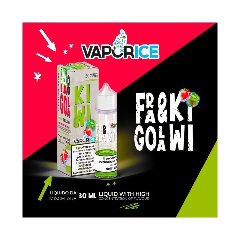 FRAGOLA & KIWI VAPORICE AROMA 30 ML VAPORART VAPORART 1 - E-Smoking di Fiacco Marco 