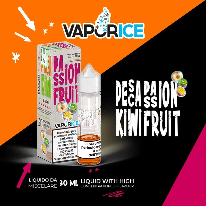 PESCA KIWI PASSION FRUIT VAPORICE MIX&VAPE 30 ML VAPORART VAPORART 1 - E-Smoking di Fiacco Marco 