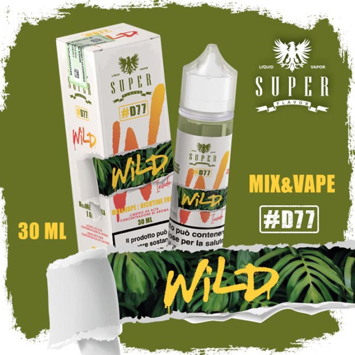 WILD D77 MIX&VAPE 30 ML SUPER FLAVOR