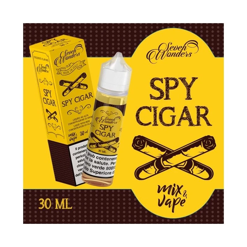 SPY CIGAR AROMA MIX&VAPE 30 ML SEVEN WONDERS VAPORART 1 - E-Smoking di Fiacco Marco 