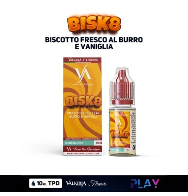BISK8 PLAY LIQUIDO PRONTO NICOTINA 10 ML VALKIRIA 1 - E-Smoking di Fiacco Marco 