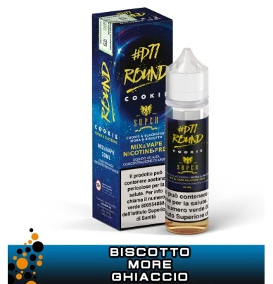 ROUND COOKIE D77 MIX&VAPE 30 ML SUPER FLAVOR VAPORART 1 - E-Smoking di Fiacco Marco 