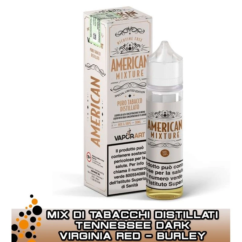 AMERICAN MIXTURE MIX&VAPE 30 ML VAPORART VAPORART 1 - E-Smoking di Fiacco Marco 