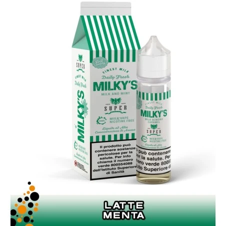 MILKY'S MILK & MINT MIX&VAPE 30 ML SUPER FLAVOR VAPORART 1 - E-Smoking di Fiacco Marco 