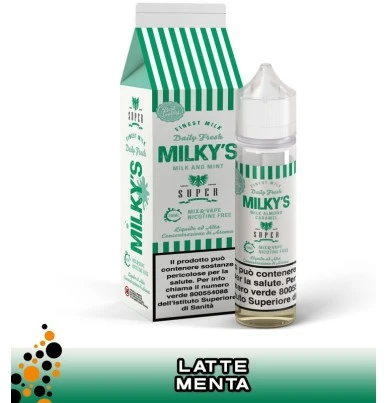 MILKY'S MILK & MINT MIX&VAPE 30 ML SUPER FLAVOR VAPORART 1 - E-Smoking di Fiacco Marco 