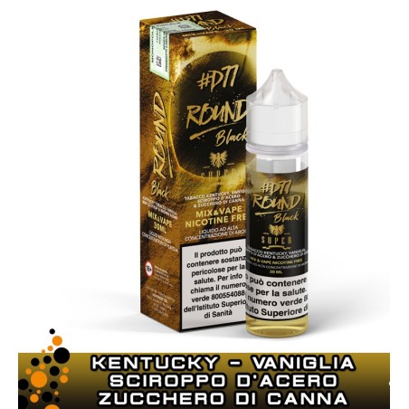 ROUND BLACK D77 MIX&VAPE 30 ML SUPER FLAVOR