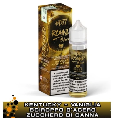 ROUND BLACK D77 MIX&VAPE 30 ML SUPER FLAVOR VAPORART 1 - E-Smoking di Fiacco Marco 
