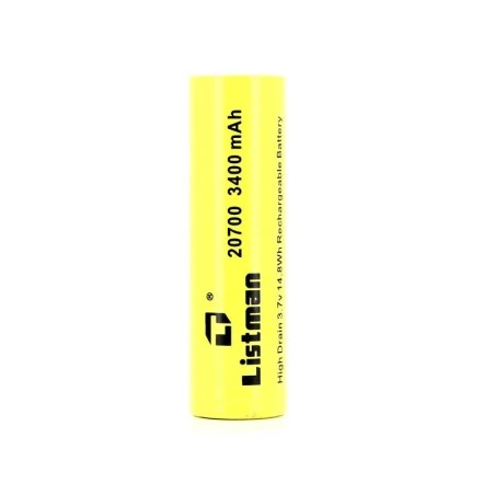 ACCU 40A 20700 3400MAH LISTMAN EFEST 1 - E-Smoking di Fiacco Marco 