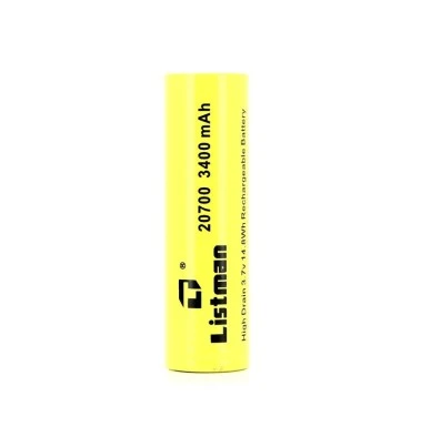 ACCU 40A 20700 3400MAH LISTMAN EFEST 1 - E-Smoking di Fiacco Marco 